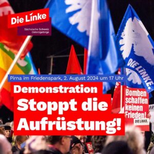 „Stoppt die Aufrüstung!“